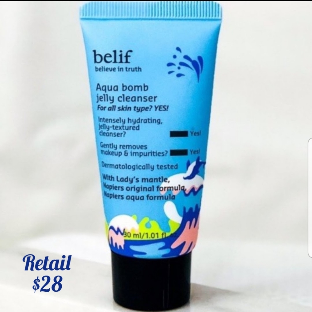Belif Aqua Bomb Jelly Cleanser $28 Retail, FINAL PRICE! - Picture 1 of 6